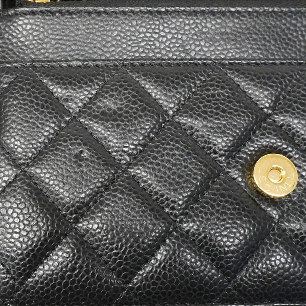 CHANEL Black Caviar Leather Wallet - Picture 6 of 8